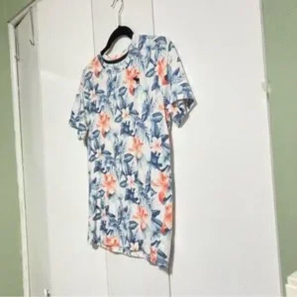 ABERCROMBIE and FITCH Kids Floral Hawaiian T Shirt Kids Unisex 15 16 - Picture 4 of 10